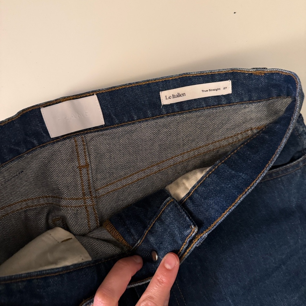 Frame Denim Le Italien True Straight Jeans